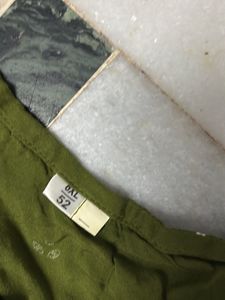 Olive Green Embroidered Kurta Set