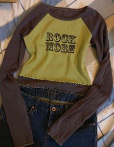 Y2K Graphic Long Sleeve Top
