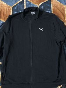 Puma Black Zip-Up Track Jacket