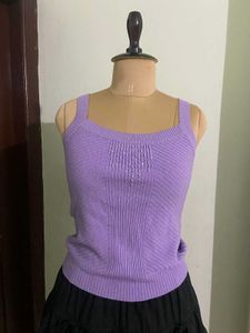 Lilac Stretchable Tank Top