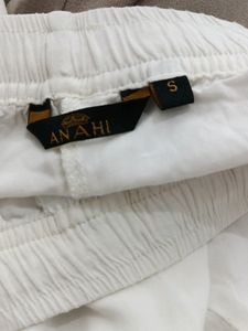 White Plain Palazzo Pant (Women)