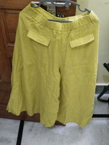 Stylish Yellow Palazzo Pants