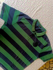 Men's Striped Polo T-Shirt