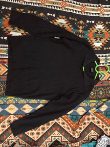 Snitch Black Polo Sweatshirt