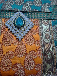 Embellished Patchwork Handbag