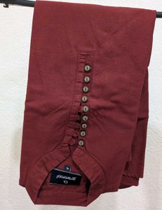Maroon Ethnic short Kurta for Men