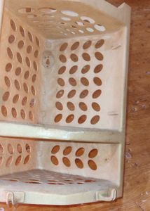 Set of 2 Brown Food Storage Containers