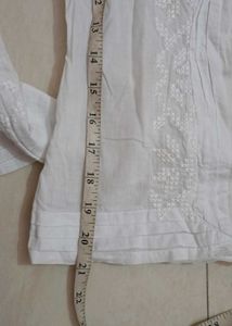 Embroidered Cotton Kurta