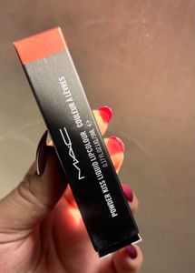 MAC Powder Kiss Liquid Lipcolour:- impulsive