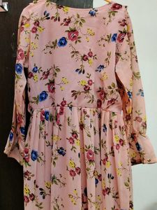 Pink Floral Maxi Dress