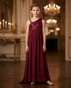 Sparkling Sequin One-Shoulder Gown