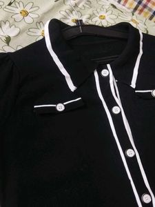 Classic Black &amp; White Mini Dress