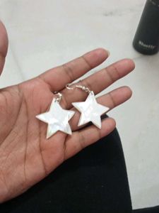 mother of pearl Star Earrings