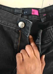 Classic Black Denim Jeans
