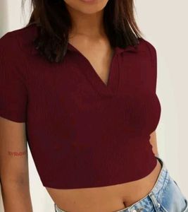 red crop top