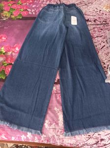 Wide Leg Denim Jeans