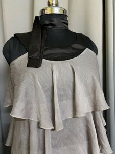 Y2K Tiered Ruffle Mini Dress