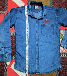 Boy's Blue Denim Shirt