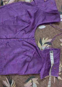Embroidered Lavender saree with Floral