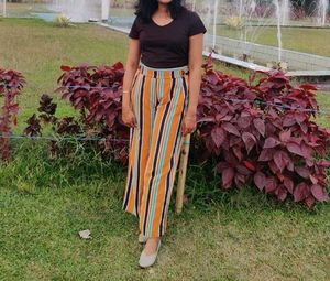 Striped Palazzo Pants