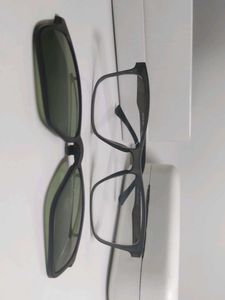 Clip-on Sunglasses with Prescription Glasses