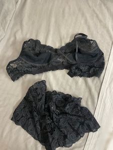 Lace Bralette &amp; Panty Set