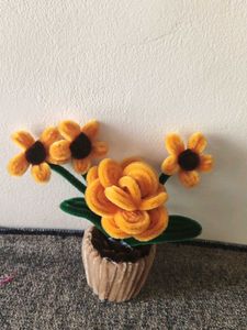 Handmade Pipe Cleaner Flower Pot
