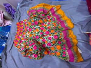 Vibrant Floral Lehenga Choli Set