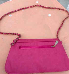 Vibrant Pink Clutch Bag with free shipping