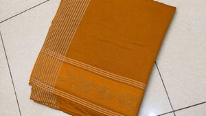 Beautiful Mustard Yellow Saree