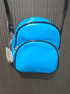 Cute Blue Sling Bag