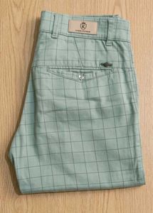 Men's Checked Casual Pants