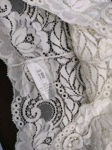 White Lace Thong Panty 🤎