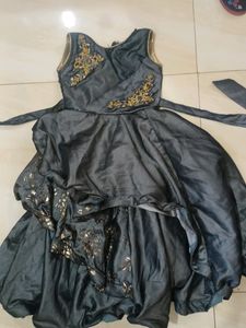 Very New...Grey Gown For Wear In Function