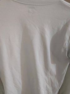 White Long Sleeve T-Shirt "Peace of Mind"