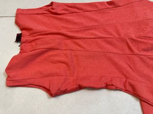 Stylish Coral A-Line Dress