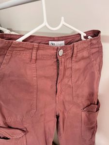 Women's lilac Cargo Pants
