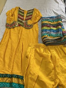 Yellow Kurta Set