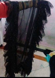 Stunning Black Sequined Lehenga Choli