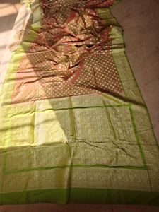 100% Pure Silk Khaddi Georgette Banarasi