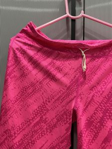 Pink Patterned Swimming Leggings