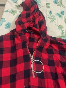 Red &amp; Black Buffalo Plaid Tunic Top