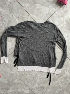 ELLE Gray Knit Top