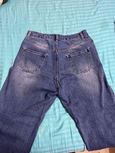 Ripped Wide Leg Jeans