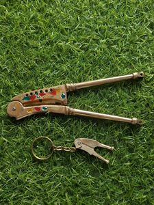 Vintage Brass Nutcracker Set with kitchen free