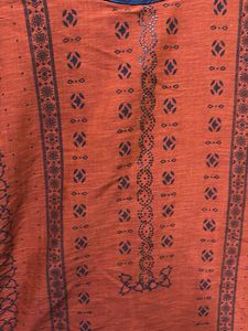 Ethnic Blue &amp; Rust Kurta Set