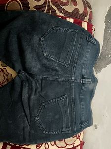 13. High Waisted Black Wash Jeans