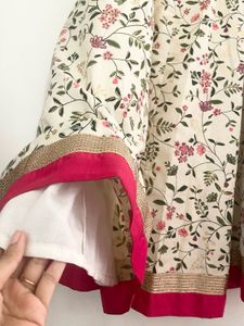 Indya Ivory Floral Lehenga Set