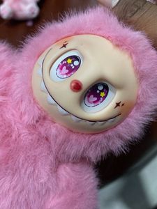 Fluffy Pink Fairy Labubu Plush Bagcharm