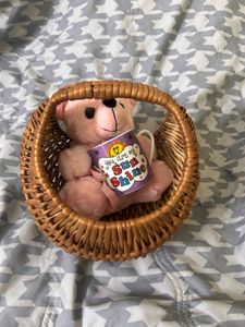 Cute Teddy Bear &amp; Sunshine Mug Gift Basket